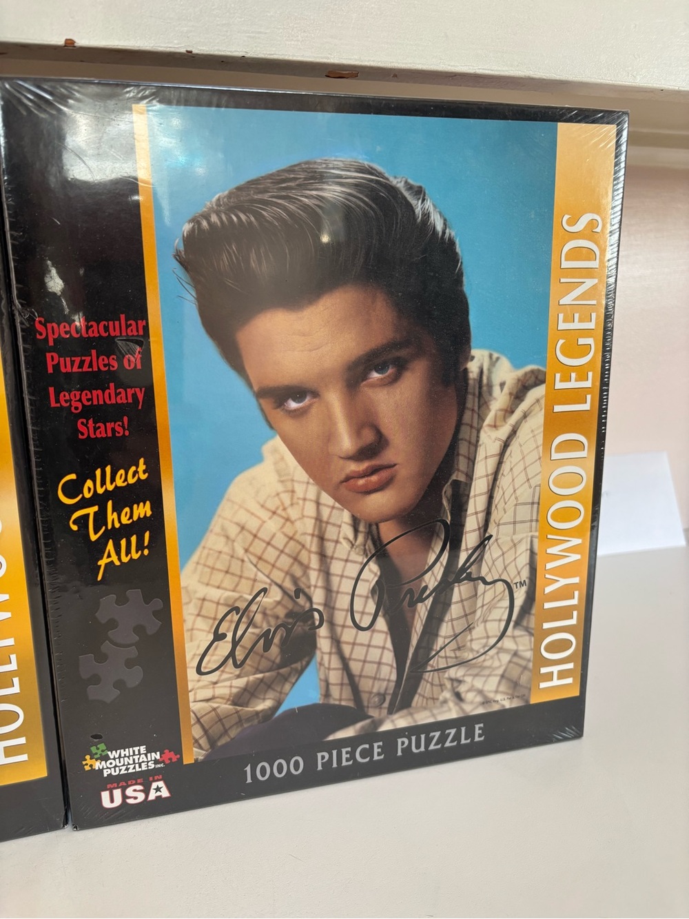 Hollywood Legends Elvis Presley White Mountain 1000-Piece Puzzle - Sealed